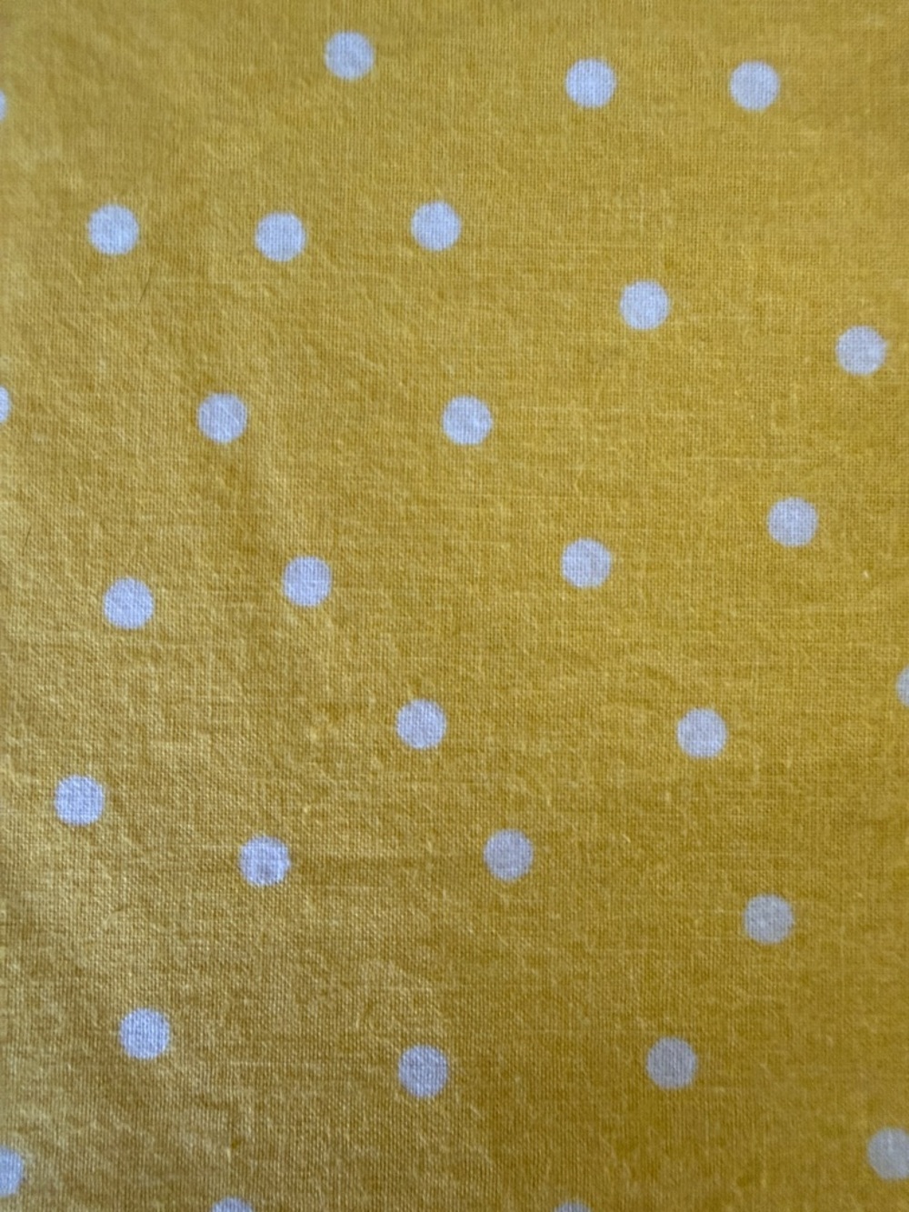 Yellow Polka Dot Fabric Top